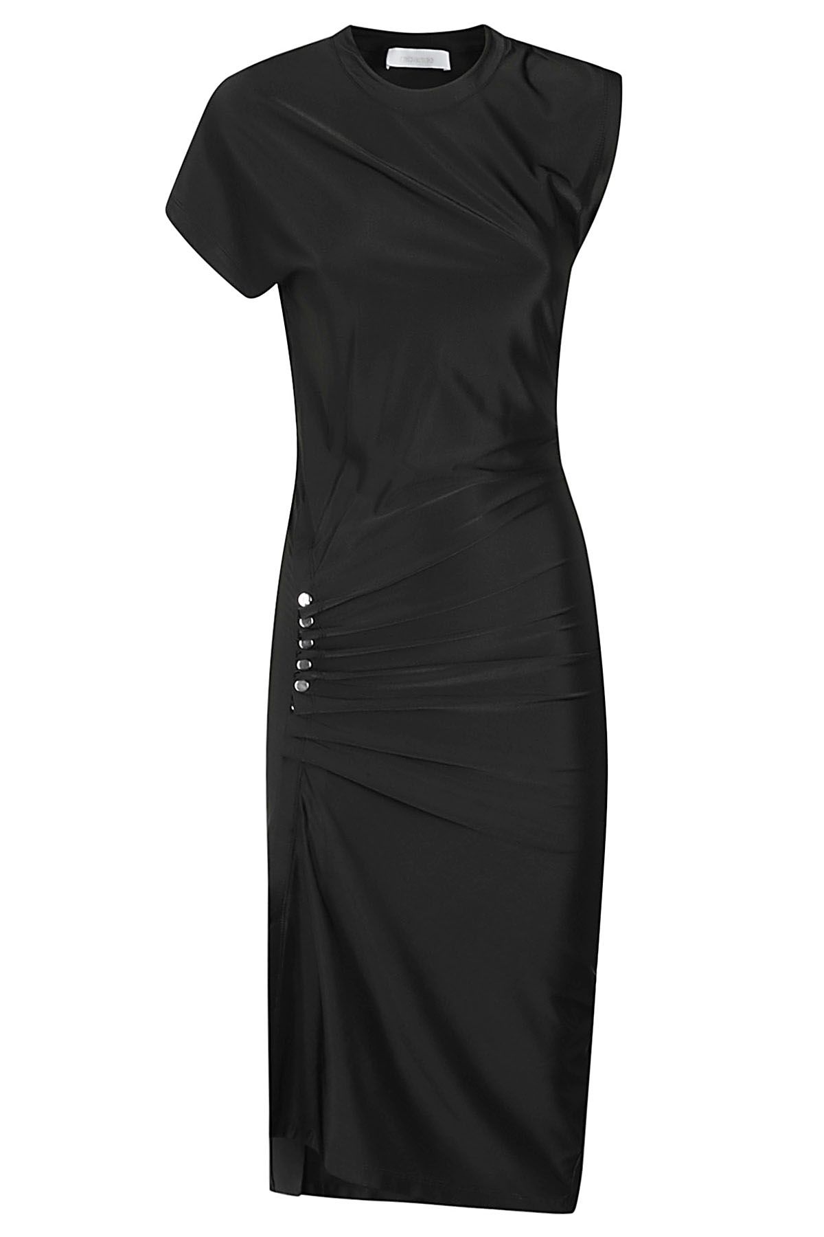 Robe 미드 블랙 드레스